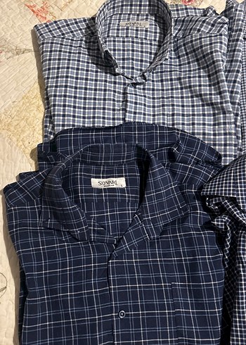 Gri Kısa Kollu Erkek Gömlek - Görsel 2