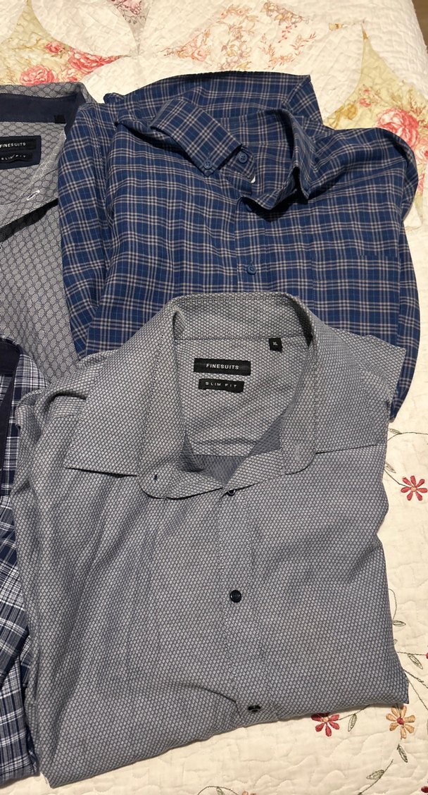 Gri Kısa Kollu Erkek Gömlek - Görsel 5