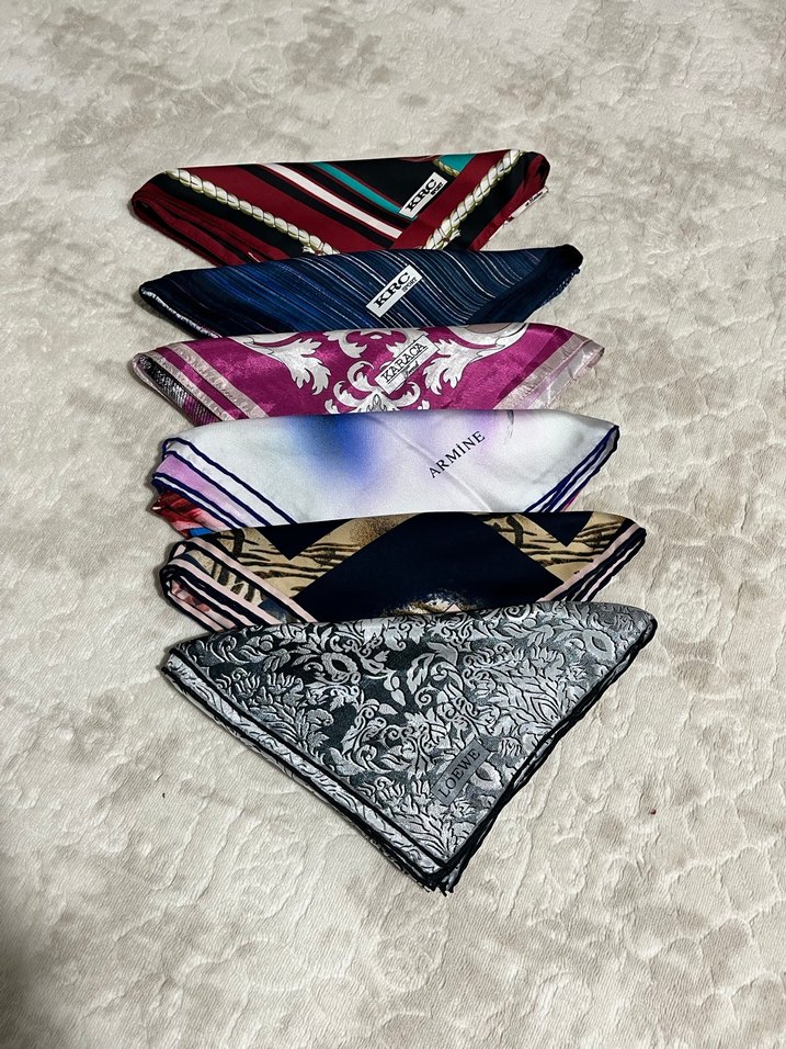 Gri kadın eşarp - Görsel 3