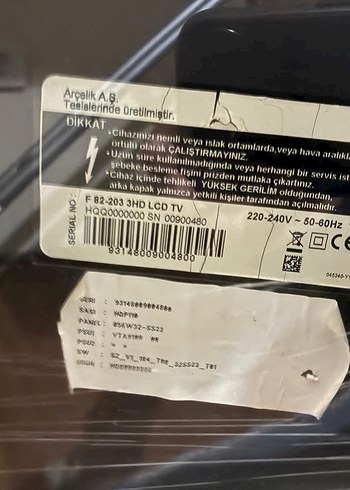 Siyah Beko 82 EKRAN TV - Görsel 3