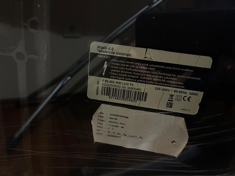 Siyah Beko 82 EKRAN TV - Görsel 4