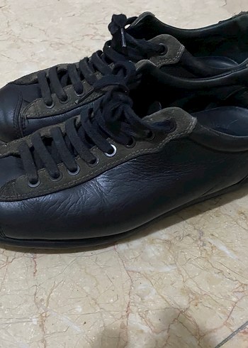 Siyah Erkek Günlük gerçek deri ayakkabı - Görsel 3