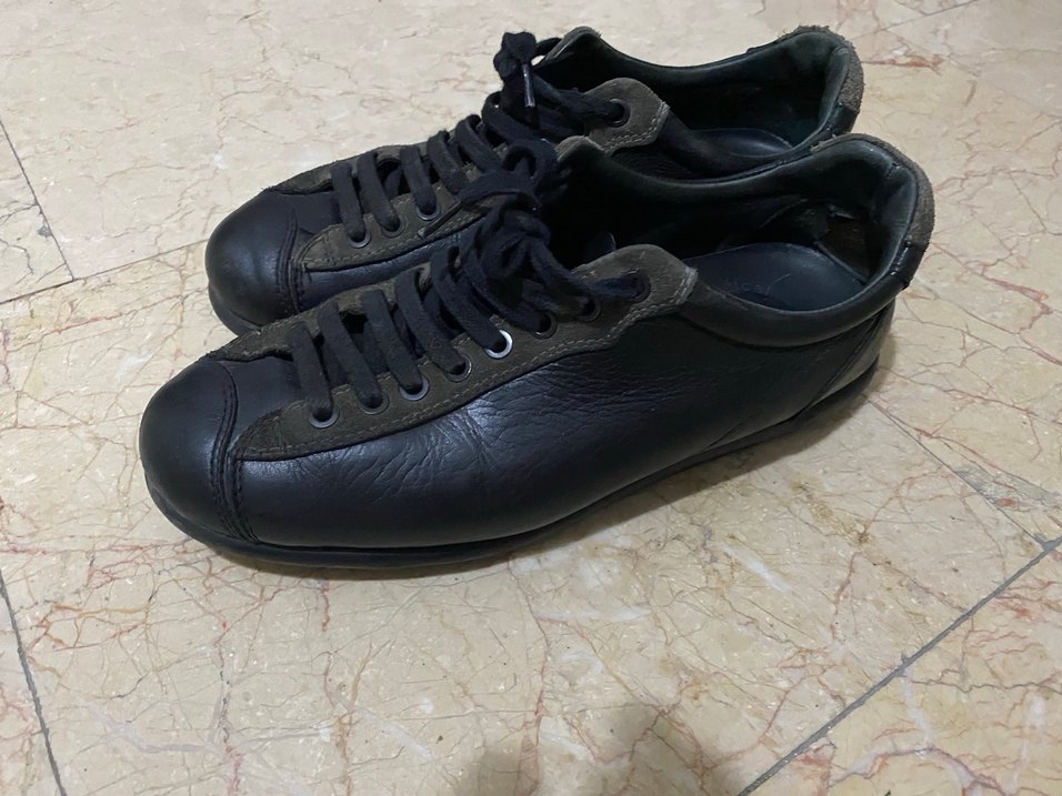 Siyah Erkek Günlük gerçek deri ayakkabı - Görsel 3