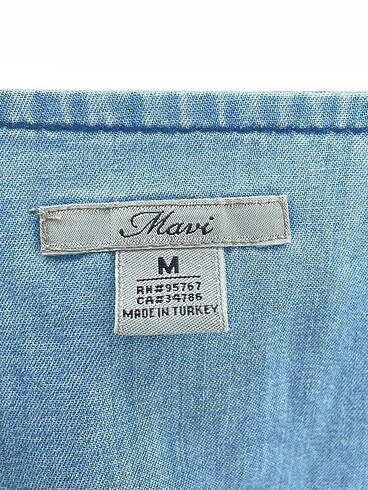 m Beden mavi Renk Mavi Jeans Kısa Elbise %70 İndirimli.