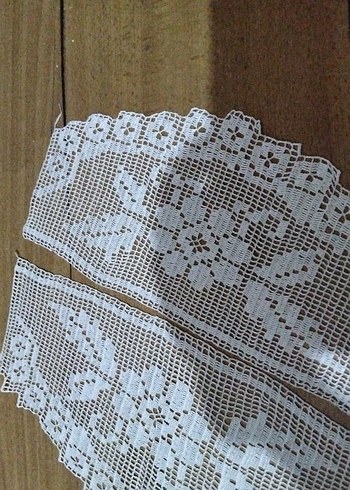 El Yapımı Beyaz Dantel Parça - Görsel 6