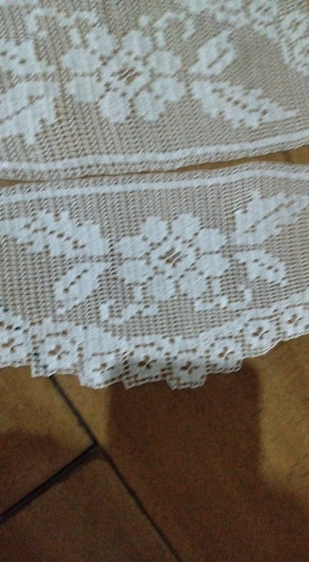 El Yapımı Beyaz Dantel Parça - Görsel 3