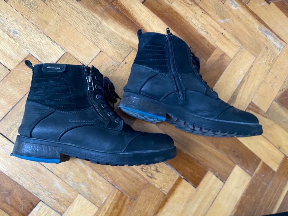 Siyah Bağcıklı Erkek Biker Bot - Görsel 4