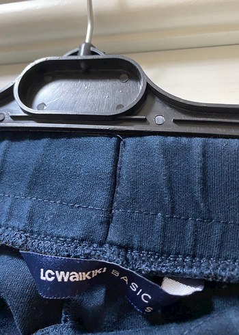 Lacivert Pilili Midi Kadın Pantolon - Görsel 4