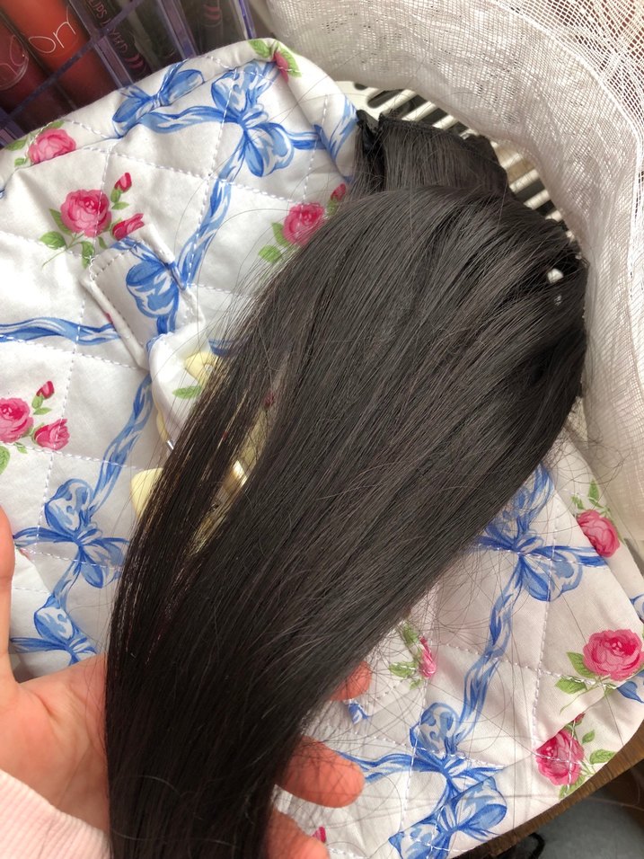 Gerçek Çıtçıtlı Saç 60 cm - Görsel 2