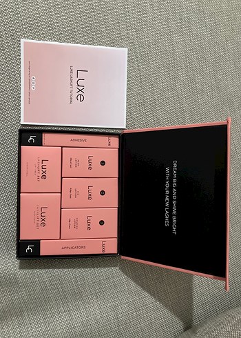 Luxe Pembe Kirpik Lifting Seti - Görsel 2