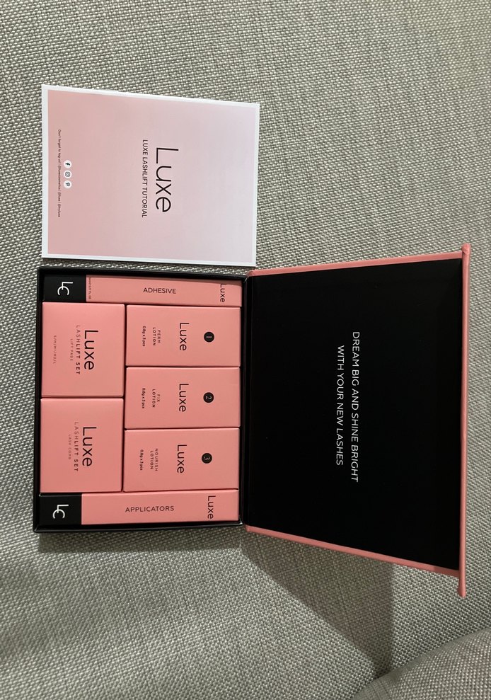 Luxe Pembe Kirpik Lifting Seti - Görsel 2