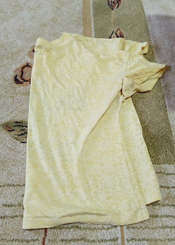 Sarı Kısa Kollu Kız Tişörtü - Görsel 2