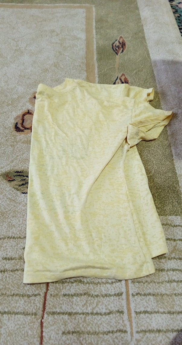 Sarı Kısa Kollu Kız Tişörtü - Görsel 2