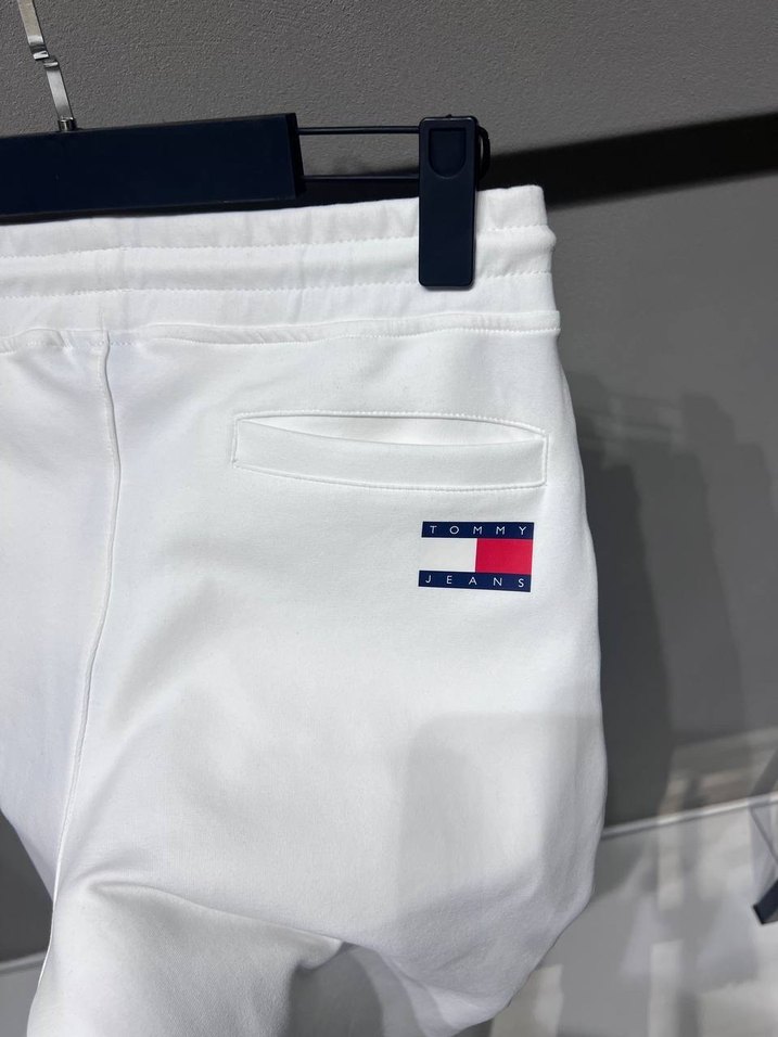 Beyaz Rahat Kesim Erkek Eşofman Altı - Görsel 2