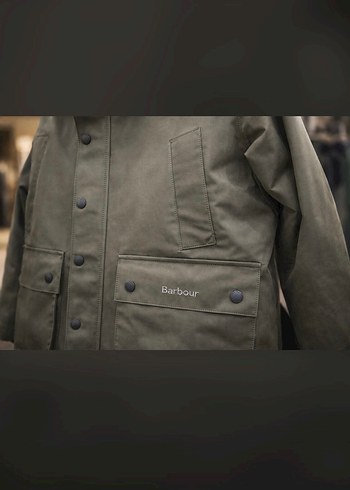 Barbour Erkek Haki Regular Fit Düğmeli mont - Görsel 2