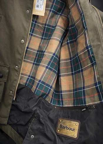 Barbour Erkek Haki Regular Fit Düğmeli mont - Görsel 5