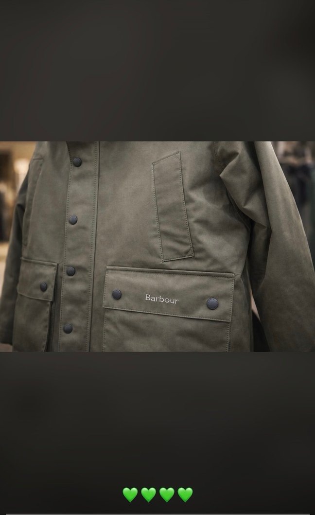 Barbour Erkek Haki Regular Fit Düğmeli mont - Görsel 2