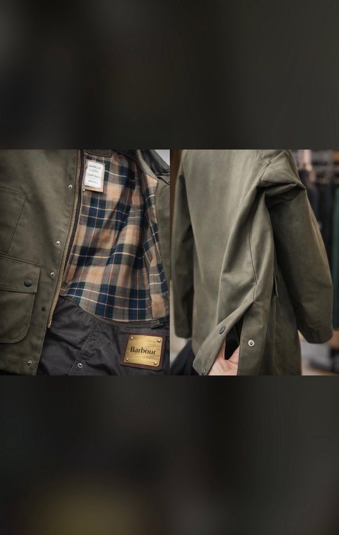 Barbour Erkek Haki Regular Fit Düğmeli mont - Görsel 3