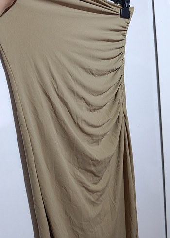 straplez Uzun Kadın Elbise - Görsel 2