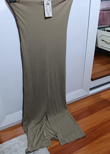 straplez Uzun Kadın Elbise - Görsel 3