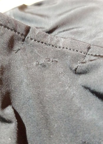 Siyah Mini crop sırt dekolteli Kadın Bluz - Görsel 7