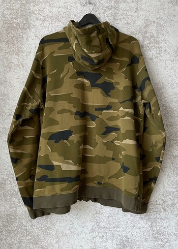 Nike Erkek Kamuflaj Kapüşonlu Hırka - Görsel 3