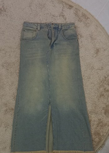 Haihola Vintage Eskitme Tarz Etek - Görsel 3