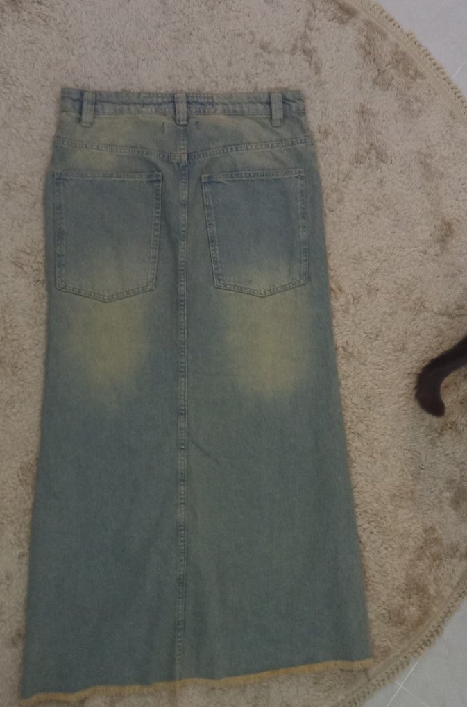 Haihola Vintage Eskitme Tarz Etek - Görsel 4