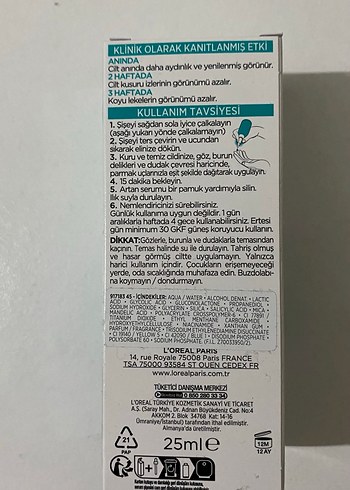 L'Oréal Bright Reveal Yenileyici Peeling Serumu - Görsel 2