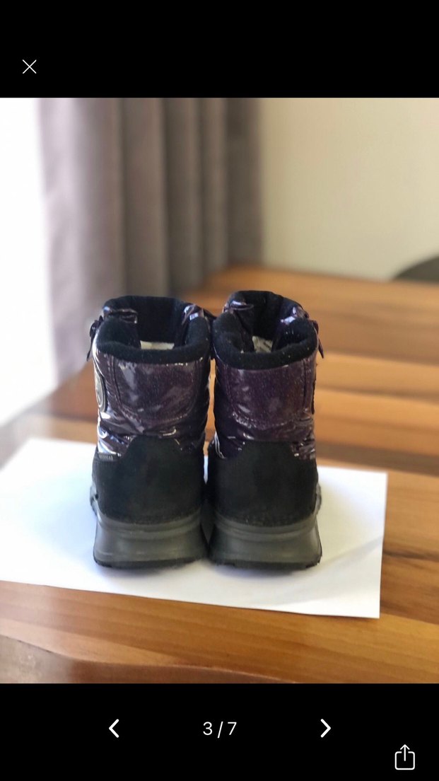 Kız Çocuk Mor Lastik Bot - Görsel 4