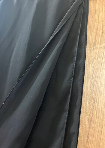 Siyah Dökümlü Uzun Kadın şal - Görsel 2