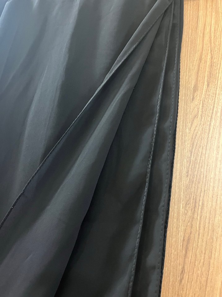 Siyah Dökümlü Uzun Kadın şal - Görsel 2