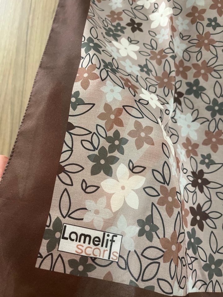 Bohem Çiçek Desenli Kadın Şal - Görsel 3