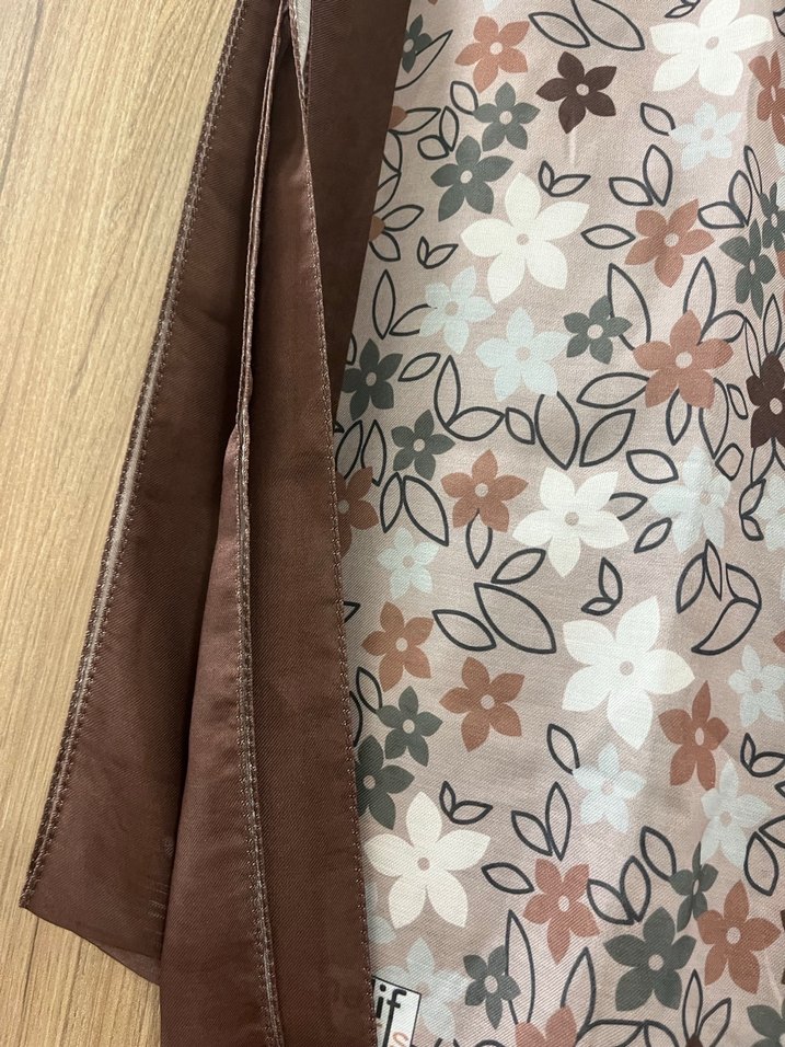 Bohem Çiçek Desenli Kadın Şal - Görsel 2