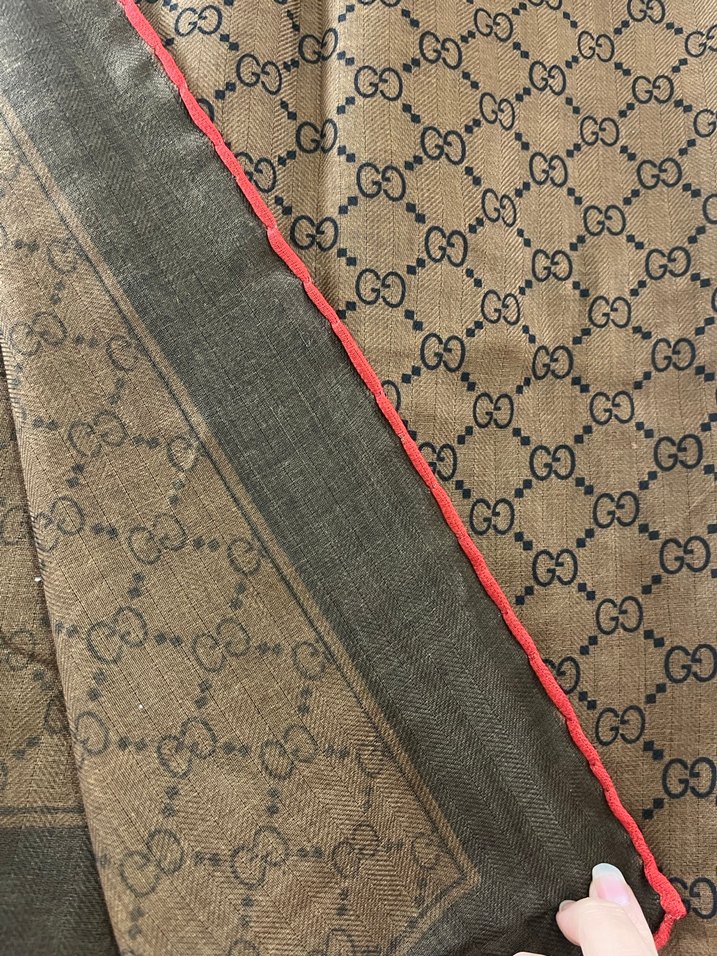 Kahverengi gucci  Şal - Görsel 3