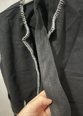 Siyah Kadın Midi Yelek - Görsel 3