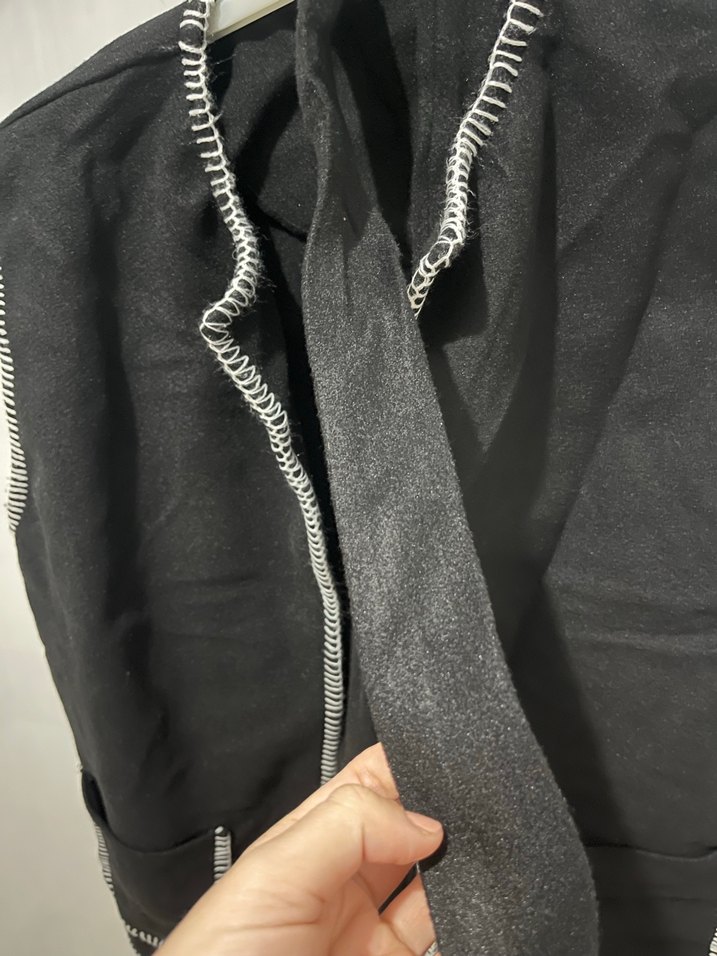 Siyah Kadın Midi Yelek - Görsel 3