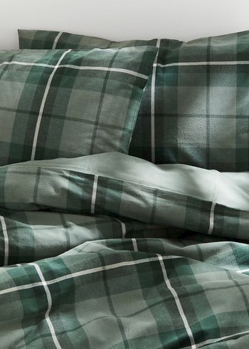 H&M ÇİFT KİŞİLİK/BATTAL BOY FLANEL NEVRESİM TAKIMI - Görsel 2