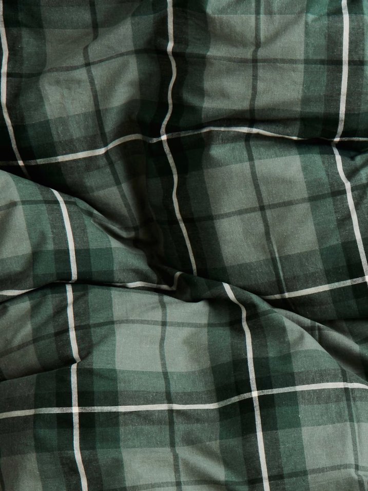 H&M ÇİFT KİŞİLİK/BATTAL BOY FLANEL NEVRESİM TAKIMI - Görsel 3