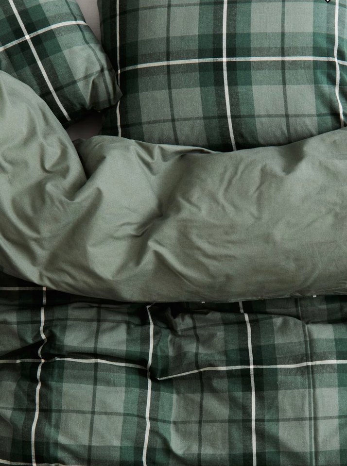 H&M ÇİFT KİŞİLİK/BATTAL BOY FLANEL NEVRESİM TAKIMI - Görsel 4