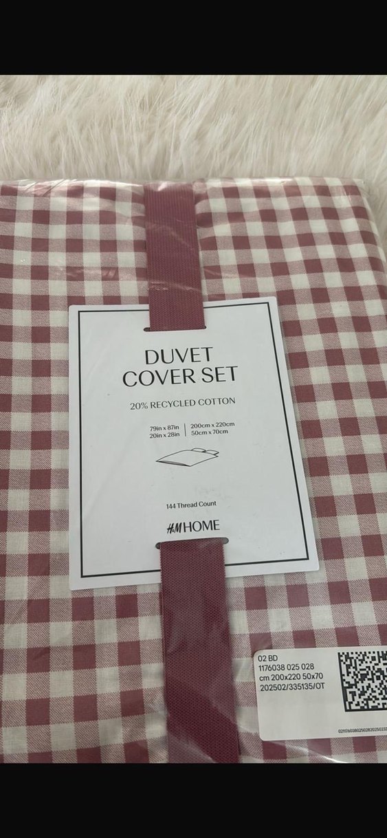 H&M DESENLİ ÇİFT KİŞİLİK NEVRESİM TAKIMI - Görsel 4