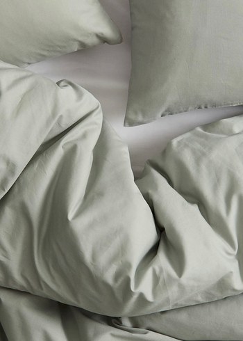 HM HOME ÇİFT KİŞİLİK Gri Düz Nevresim Takımı - Görsel 3