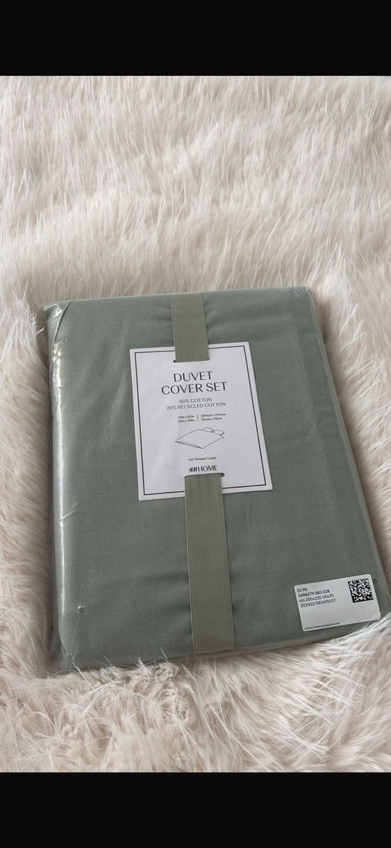 H&M PAMUKLU ÇİFT KİŞİLİK NEVRESİM TAKIMI - Görsel 4