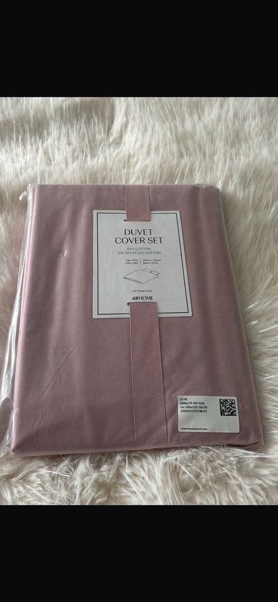 H&M PAMUKLU ÇİFT KİŞİLİK NEVRESİM TAKIMI - Görsel 4