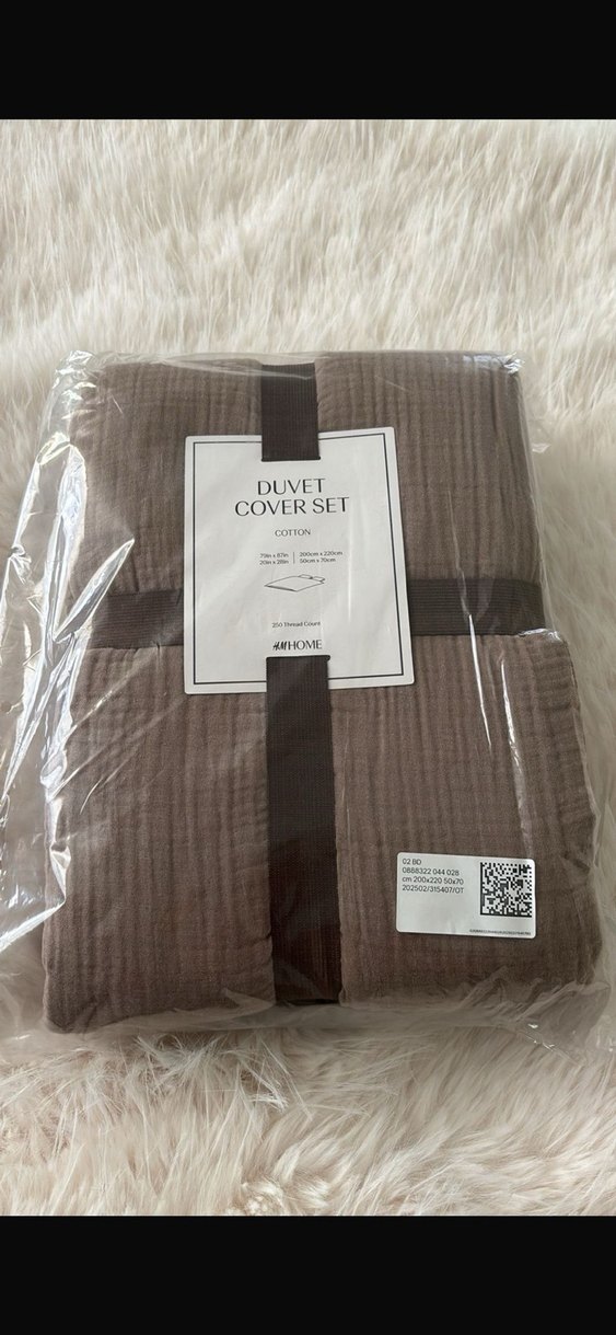 H&M ÇİFT KİŞİLİK/BATTAL BOY MUSLİN NEVRESİM TAKIMI - Görsel 5