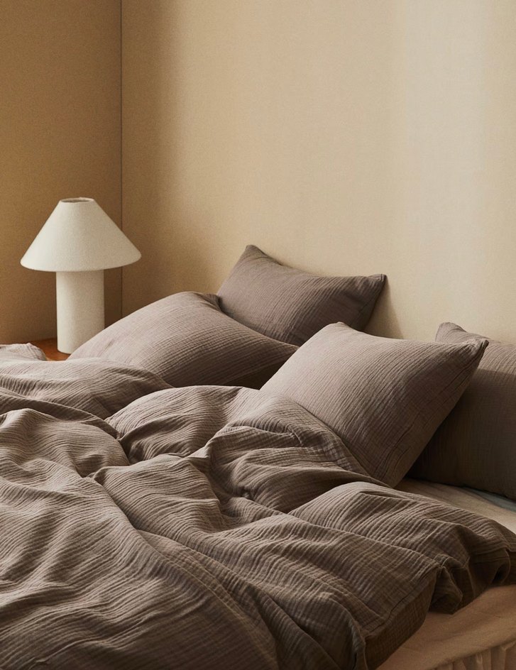 H&M ÇİFT KİŞİLİK/BATTAL BOY MUSLİN NEVRESİM TAKIMI - Görsel 3