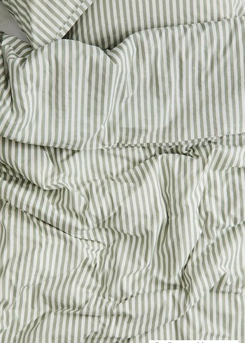 H&M PAMUKLU ÇİFT KİŞİLİK/BATTAL BOY NEVRESİM TAKIMI - Görsel 4