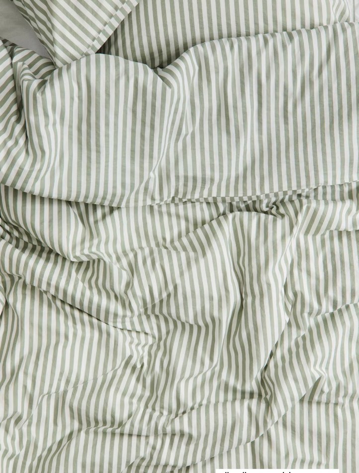 H&M PAMUKLU ÇİFT KİŞİLİK/BATTAL BOY NEVRESİM TAKIMI - Görsel 4