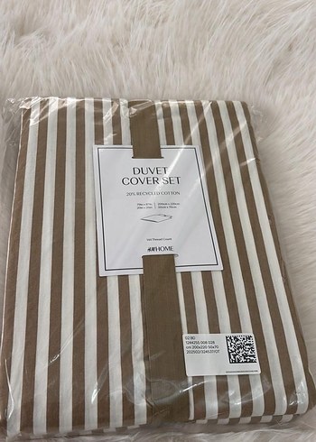 H&M PAMUKLU ÇİFT KİŞİLİK/BATTAL BOY NEVRESİM TAKIMI - Görsel 6