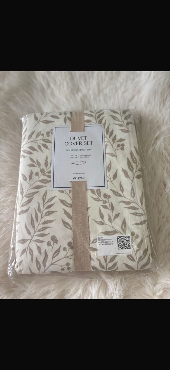 H&M ÇİFT KİŞİLİK/BATTAL BOY FLANEL NEVRESİM TAKIMI - Görsel 5